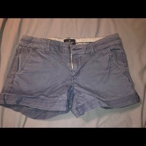 blue jean shorts